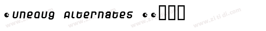 Dunebug Alternates 4字体转换